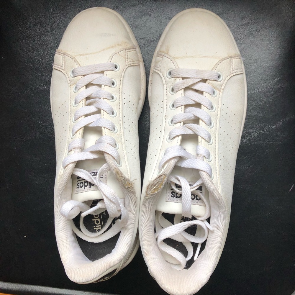 Adidas Neo Cloudfoam White Sneakers